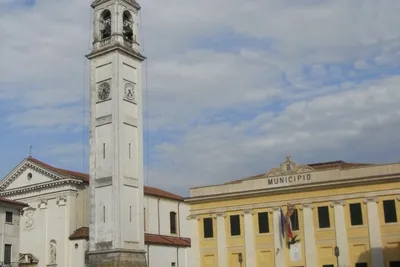 Piazza Umberto I a Camisano Vicentino